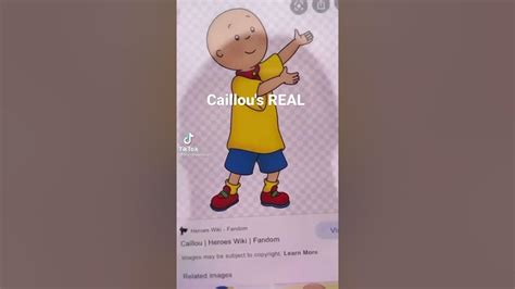 Real Life Caillou Youtube