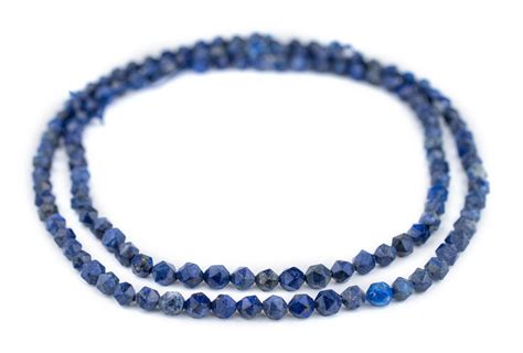 Faceted Lapis Lazuli Beads 6mm The Bead Chest
