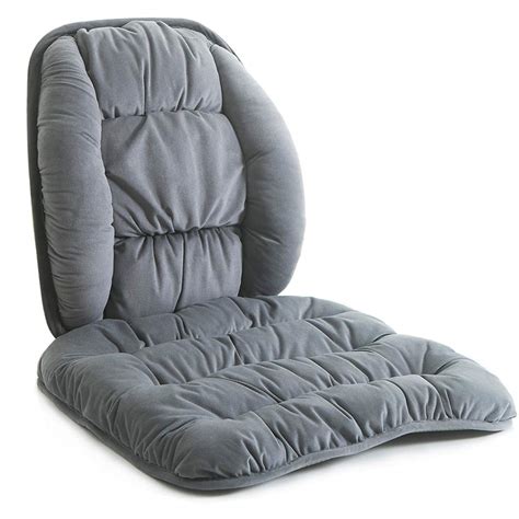 Orthopedic Firm Chair Lumbar Support Cushion Set Non Slip Bottom Coccyx