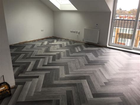Specializing in deep cleaning of carpets by method of 'hot water extraction' also known as 'steam cleaning', we ensure a fresh, clean carpet, with the added benefit of an extension of… Grey Oak LVT Click Herringbone Flooring - Floor Depot