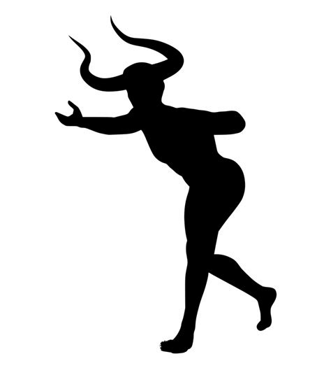 Devil Stencil Silhouette Halloween Demon Devil Halloween Costumes Png