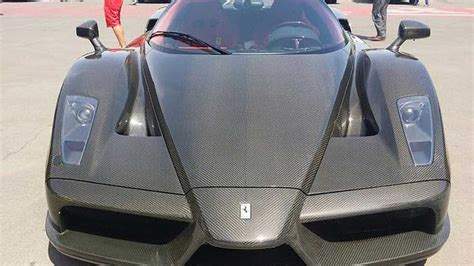 This Is The Worlds Only Bare Carbon Ferrari Enzo