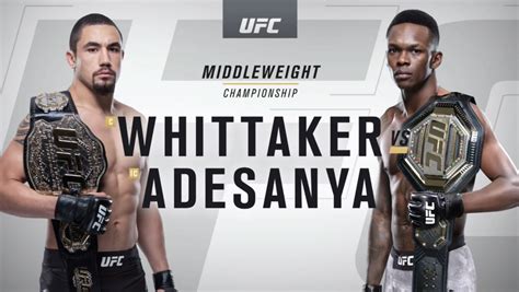 UFC Robert Whittaker Vs Israel Adesanya Recap Video MMAWeekly