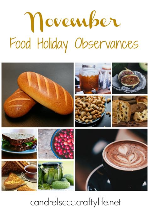 November Food Holiday Observances