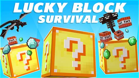 Lucky Block Survival By Mine North Minecraft Marketplace Map