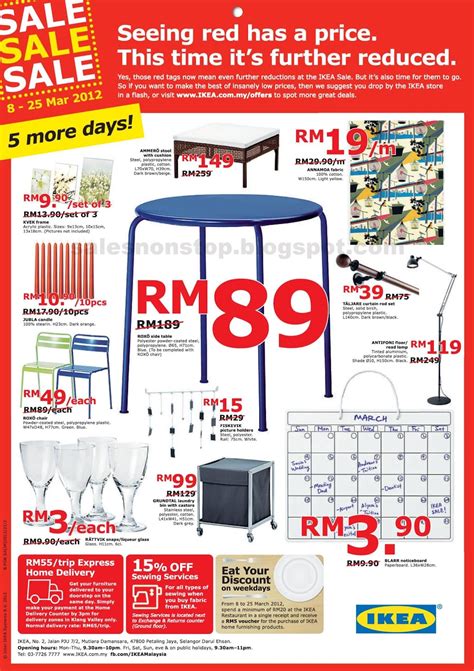 According to ikea, they will prioritise orders made before 27th april. IKEA Malaysia Sale ~ March 2012 | Sales nonstop