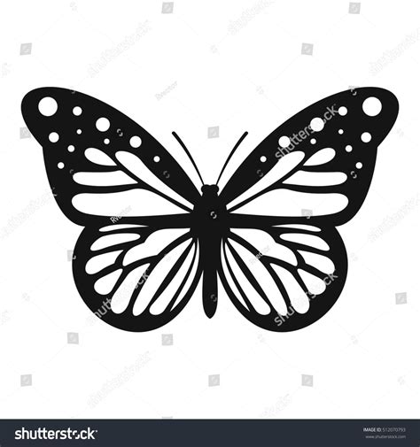 Download Big Butterfly Icon Simple Illustration Big Stock ...