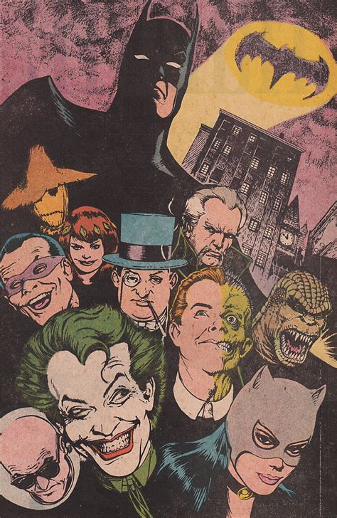 Dc Comics Of The 1980s 1989 Batman Villains By Kevin Maguire