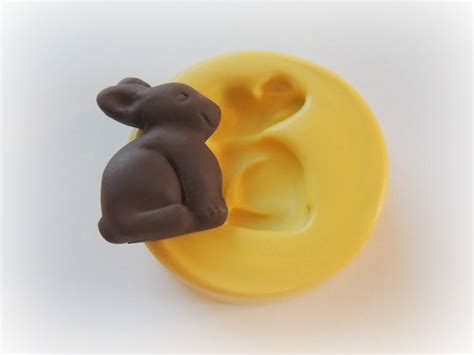 Chocolate Bunny Mold Easter Deco Cabochon Sweets By Molds4you