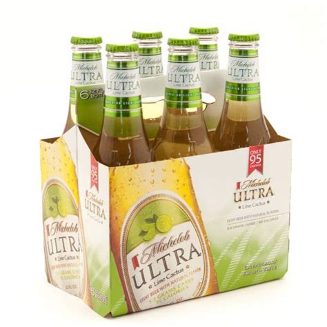 Michelob Ultra Lime Cactus 12oz Bottle 6 Pack Beer Wine And