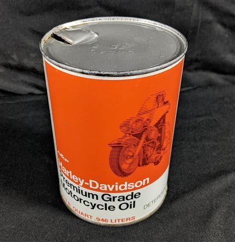 Sold At Auction Quart Oil Can Harley Davidson Motorcycle