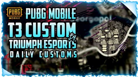 Triumph Esports T3 Custom Match 22 Youtube