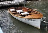 Vintage Wooden Row Boat