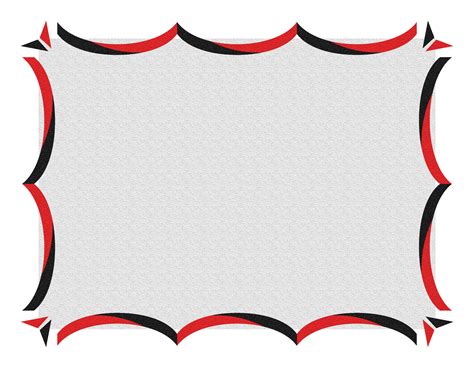 Red And Black Border Clip Art Clipart Best