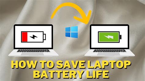 How To Save Laptop Battery Life In Windows Tips For Saving Battery On