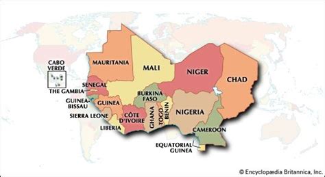 Western Africa Countries History Map Population And Facts Britannica