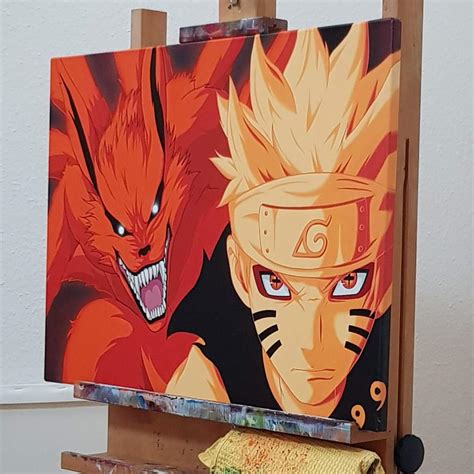 How To Paint Anime On Canvas One Piece Canvas Painting Anime Wall