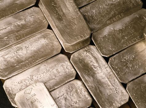 Silver bars - Stock Image - A150/0337 - Science Photo Library