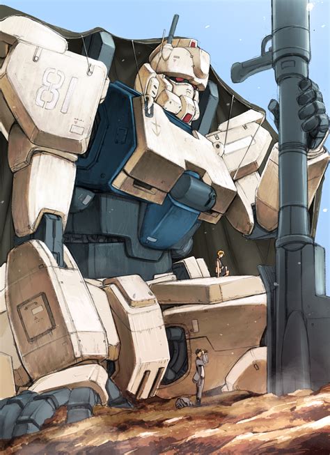 Wallpaper Gundam Ez8 Mobile Suit Gundam The 08th MS Team Anime