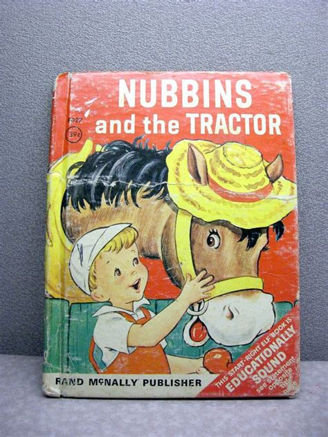 Nubbins And The Tractor Vintage Childrens Book Etsy Vintage