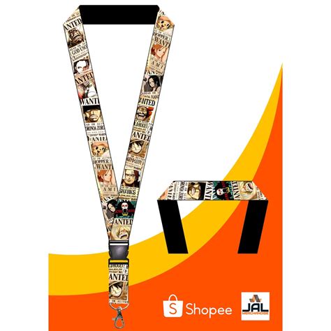 One Piece Id Lace Id Lanyard Id Sling Shopee Philippines