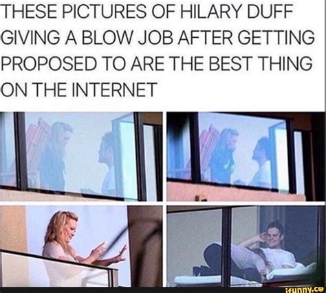 These Pictures Of Hilary Duff Giving A Blow Job After Getting Proposed To Are The Best Thing Rw