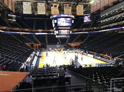 Thompson Boling Arena Detailed Seating Chart Elcho Table