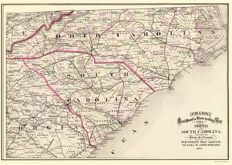 Map North And South Carolina Maps For You