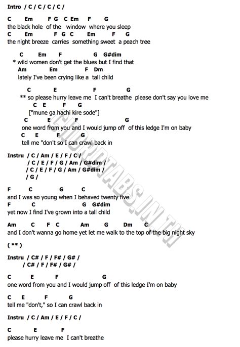 First Love Guitar Chords