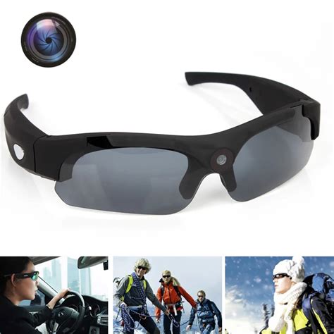 1080p Hd Sunglasses Camera Wide Angle Lens Sport Polarized Glasses