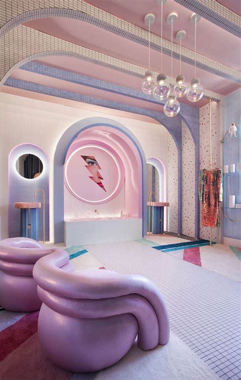 Colorful Interior Design Futuriste By Patricia Bustos 6