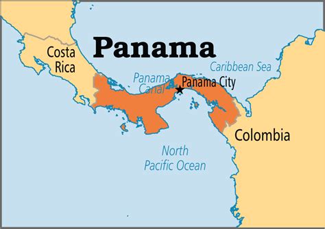 Mapa De Panama Mapa Físico Geográfico Político Turístico Y Temático