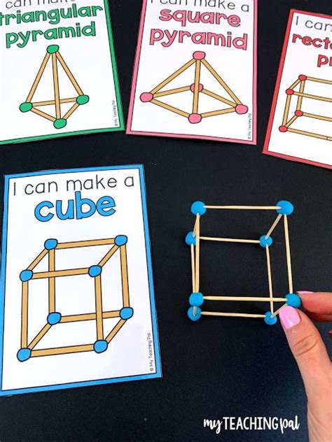 2d And 3d Shape Centers My Teaching Pal 3d Shapes Activities