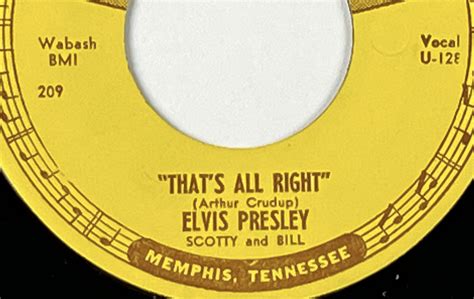 Lot Detail Elvis Presleys 1954 Mint Unplayed Sun Records 45 “thats