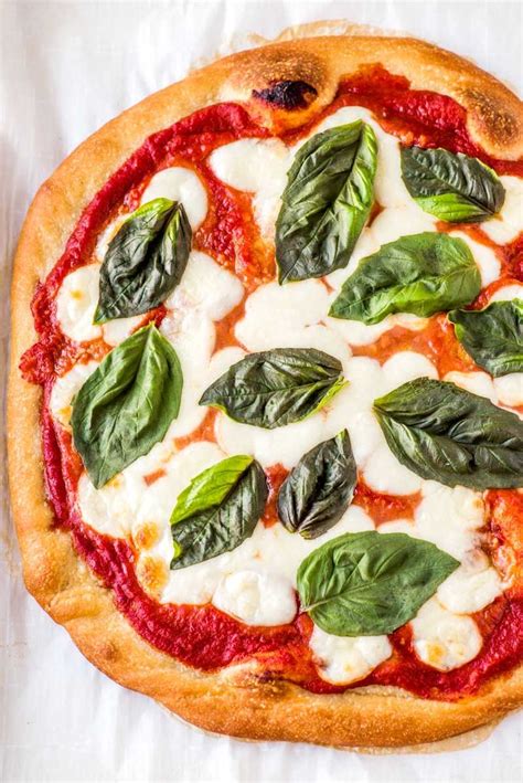 Classic Margherita Pizza Delicious Classic Crust Pizza Topped With