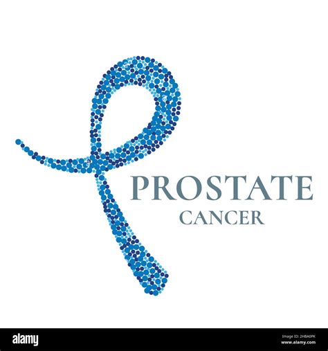 Prostate Cancer Awareness Ribbon Conceptual Illustration Stock Photo Alamy