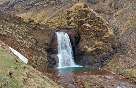 Helgufoss Hidden Waterfall Near Reykjavík