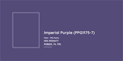 Ppg Paints Imperial Purple Ppg1175 7 Paint Color Codes Similar