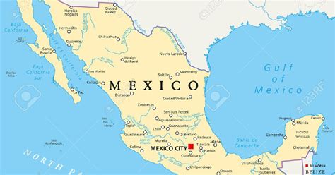 mapa de ciudad de mexico world map