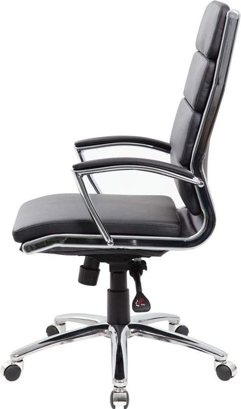 Boss Executive Caressoftplus Chair With Metal Chrome Finish B9471 Bk
