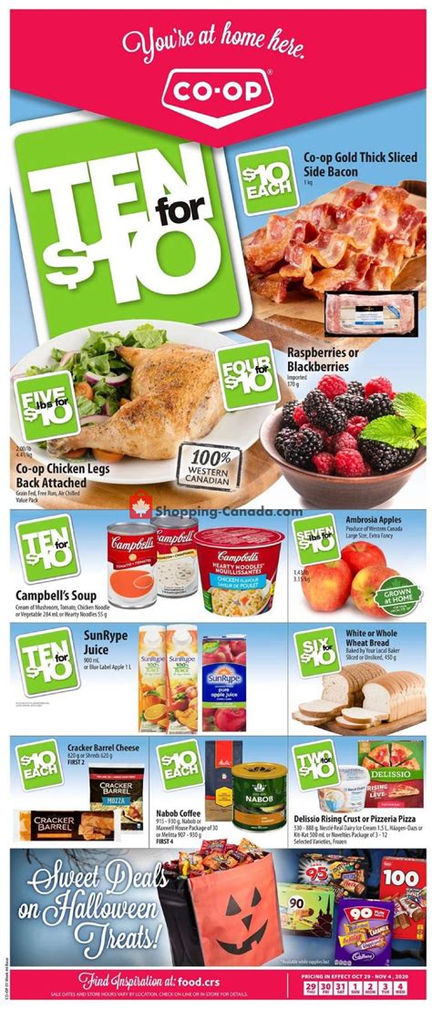 Co Op Canada Flyer Food Ten For 10 Bc And Sk October 29