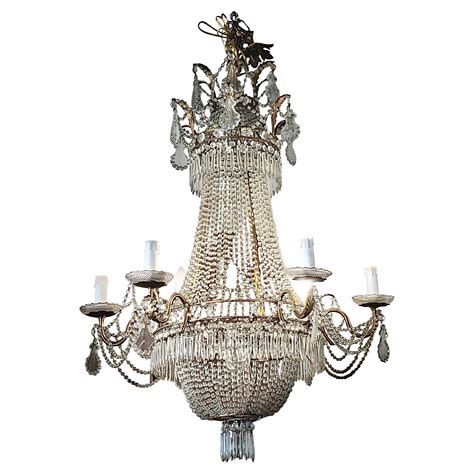 French Empire Grand Crystal Chandelier For Sale At Stdibs