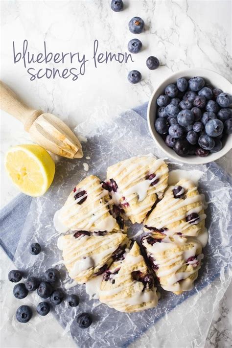 Best Lemon Blueberry Scone Recipe Lemon Scones Blueberry Scones