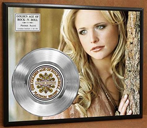 Miranda Lambert Limited Edition Platinum Record Poster Art Music
