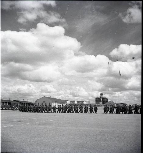 Distant View Of Trainees In Formation At Fort Ord — Calisphere