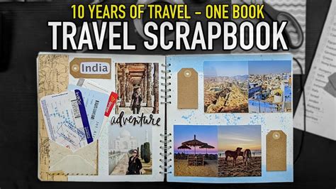 I Made A 10 Year Travel Scrapbook In One Week Travel Crafts Diy