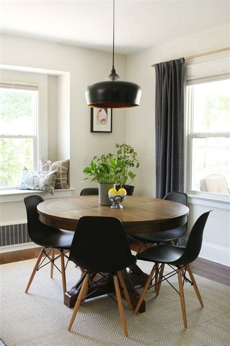 Remodelaholic Dining In Style Neutral Mid Century Modern Dining Room