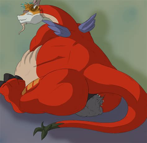rule 34 absorption vore anal vore anthro anus ass big anus chubby dragon furry huge ass hyper