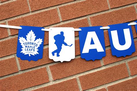 See more ideas about birthday decorations, birthday, party decorations. Custom Hockey Name Banner - Toronto Maple Leafs ...