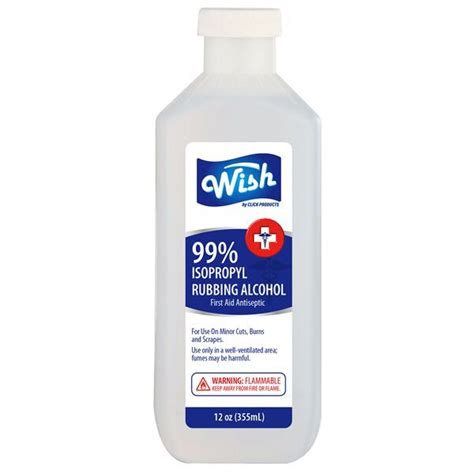 Wish 12 Oz 50 Rubbing Alcohol At